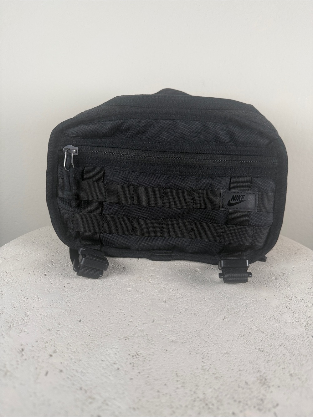 Nike Black Tactical Belt Bag with MOLLE Webbing